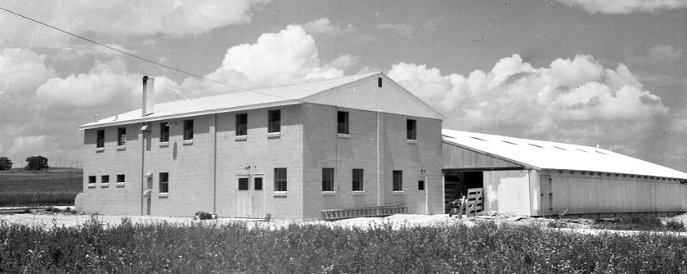 Old Monticello livestock sales barn