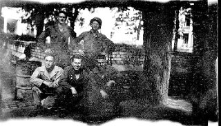 Tom Brusveen, rear right.