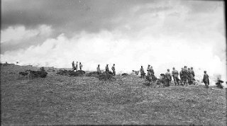 Final plans for the use of large area smoke screens during the cross-Channel attack provided for smoke over the ports of England from which the invasion would be mounted and smoke over OMAHA and UTAH beaches in Normandy. In both cases the screens would be used as a means of concealing activity from German aircraft. Extracted from "The Chemical Warfare Service: Chemicals in Combat."
