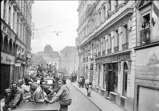 The 31st, one of the first American service units in the liberated capital, had headquarters set up in the Petit Palais before midnight of that day. That action marked the beginning of more than eight months of constant movement. Their headquarters left Paris for the east on 7 September 1944. -31st Cml Decontamination Co. history