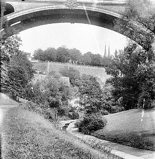 Petrusse valley in Luxembourg City.