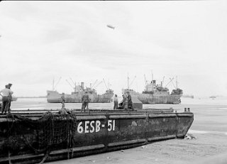 By the time the remainder of the company landed on the following  day (D+1), seven of the detachment's personnel, including its  commander Stanley, had been wounded.